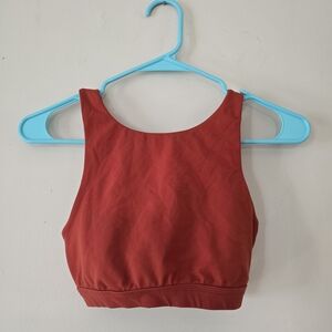 aerie High-Neck Crop Sporta Bra Tank